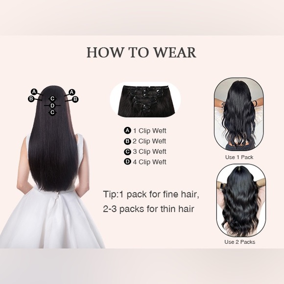 HUMAN HAIR Remy Double Weft Ombre Balayage Chocolate Brown to Caramel Blonde - Picture 7 of 14